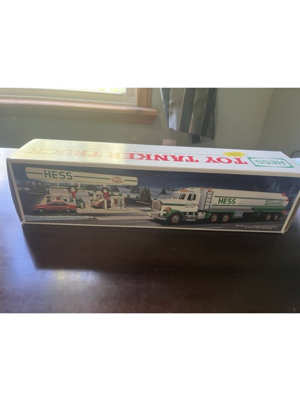 hess toy truck And Gasoline Trailer Untested